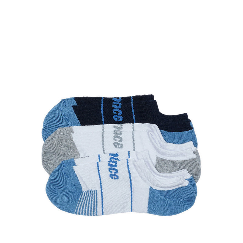 Prince Unisex Low Cut Socks 3 Pairs - White/Navy/Black