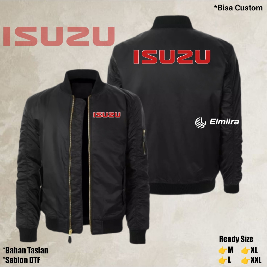 Jaket Isuzu Bomber Jaket Custom Bomber