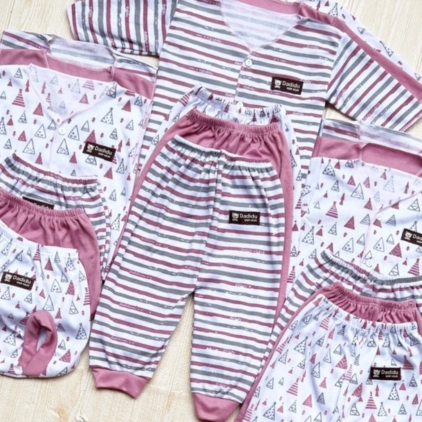 Paket 18 Pc Baju Setelan Bayi Newborn DADIDU Bahan Lembut Adem