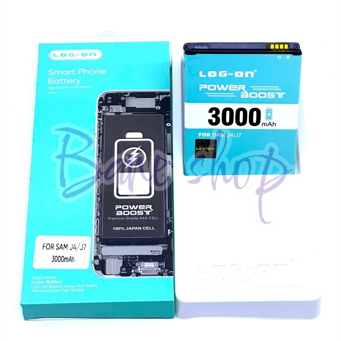 BATERAI LOG ON SAMSUNG J7 2015 - J700 - J7 CORE - J4 2018 DOUBLE POWER