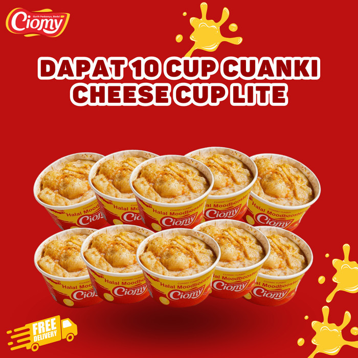 

Sale Paket Bundling 10 Pcs Cuanki Cup Cheese Lite 65gr/Cuanki Ukuran Kecil