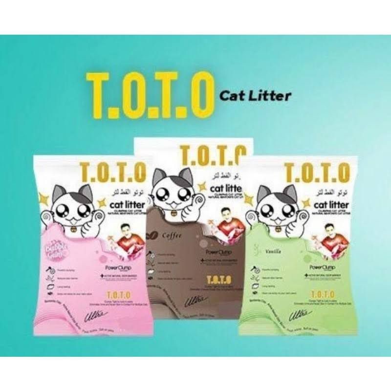 Pasir Kucing Gumpal Wangi Toto 10Liter