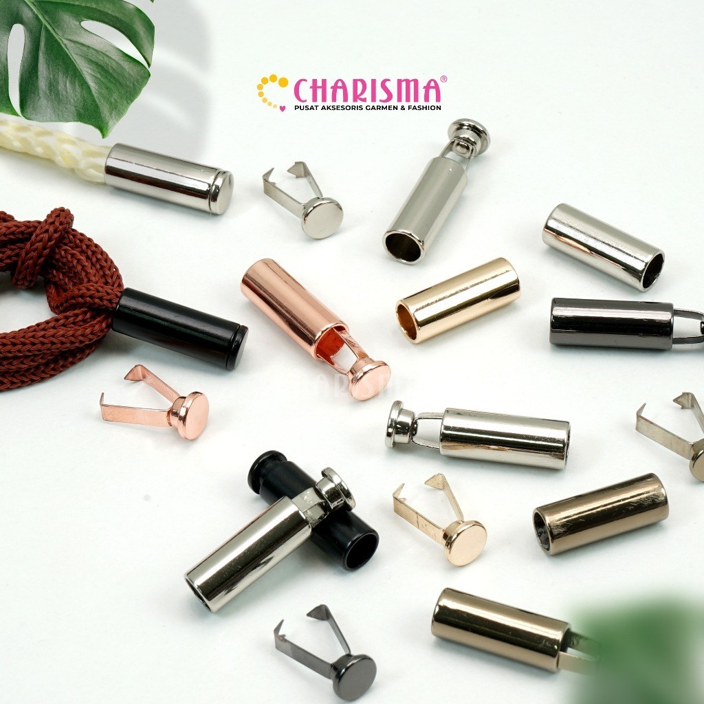 Charisma  Stopper Tali Besi - Stoper Jepitan Tali / Tali Celana / Tali Masker / Lock Pengunci Jaket