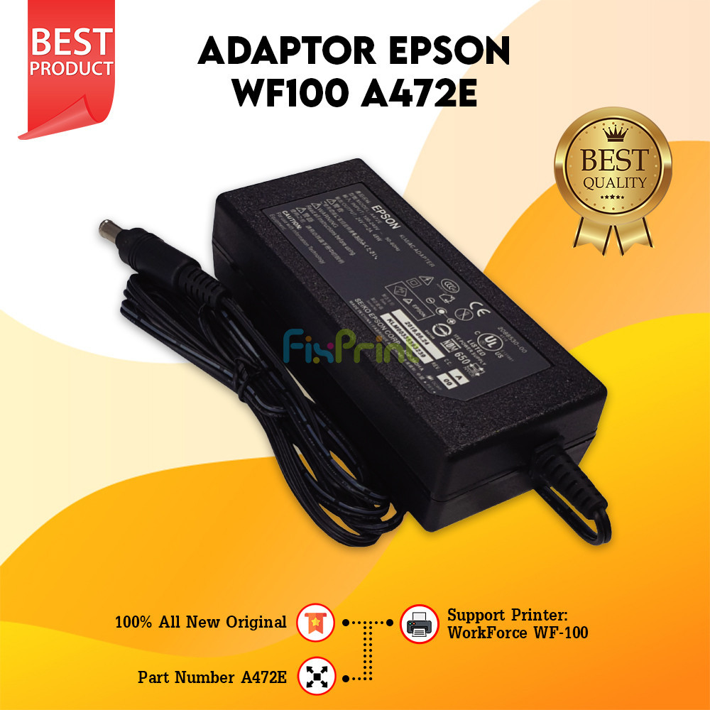 Adaptor Power Supply EPSON WF 100 WF-100 Epson WorkForce WF-100 New