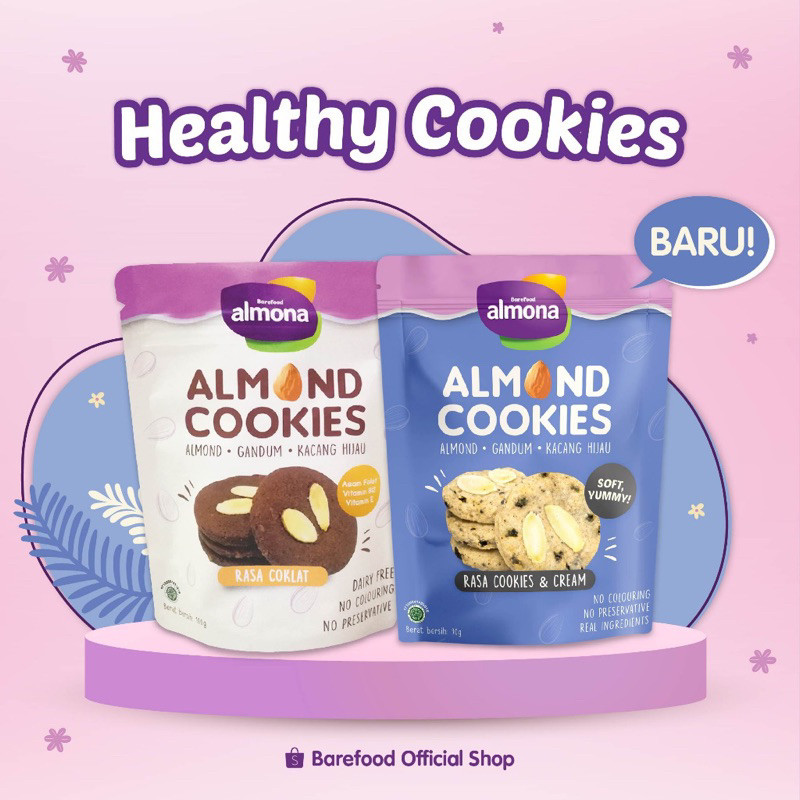

Barefood Almona Almond Cookies 90gr