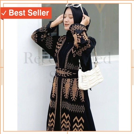 Abaya Muslim Murah Baju Lebaran Premium kekinian / abaya hitam / gamis hitam /abaya turkey / abaya r