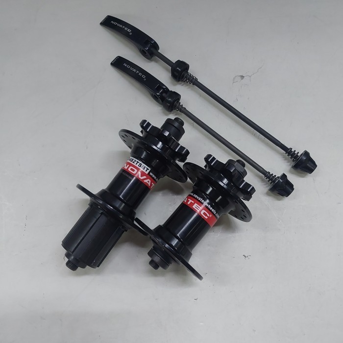 Hub Set Novatec Lubang 32hole Black Original