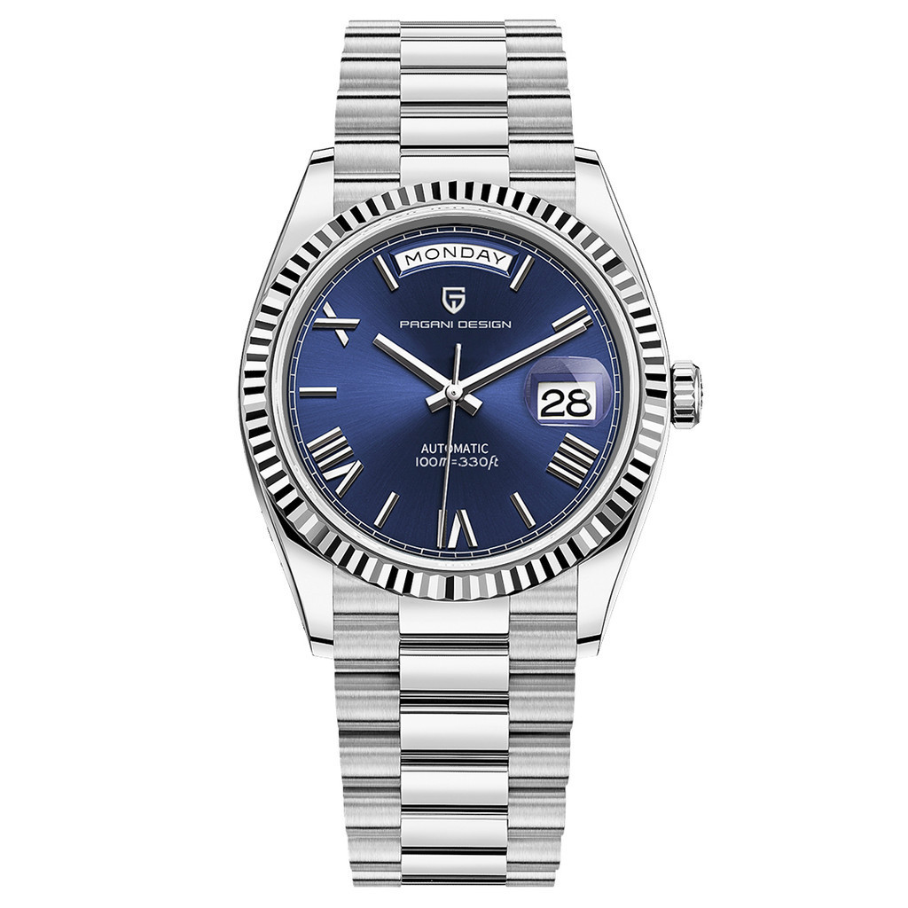 PAGANI DESIGN Jam Tangan Otomatis Pria Jam Tangan Mekanikal Otomatis PD-1752 Gaya Klasik Mewah Baja 