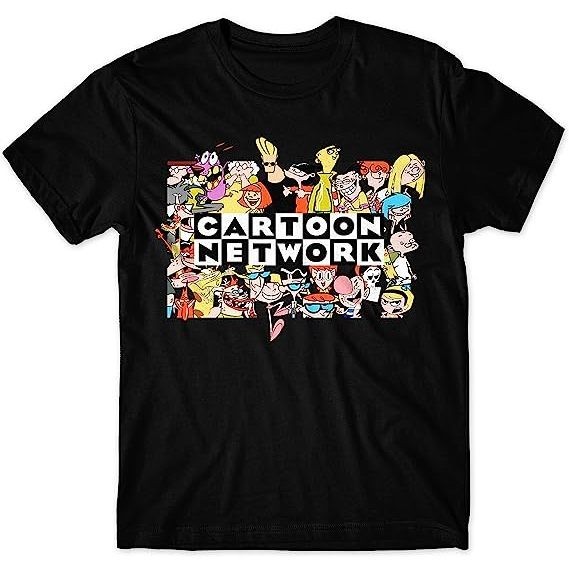 BAJU DISTRO Cartoon Network Logo Throwback Classic T-Shirt