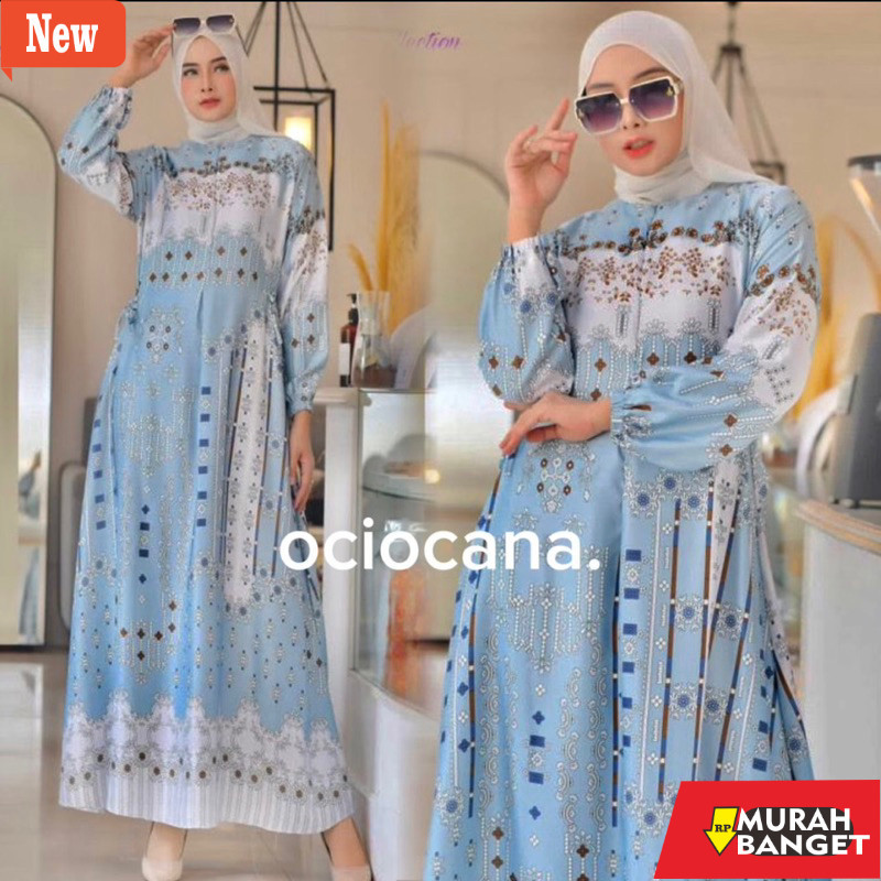 Gamis wanita untuk lebaran- GAMIS SONYA MAXMARA SILK PREMIUM ORIGINAL TERBARU