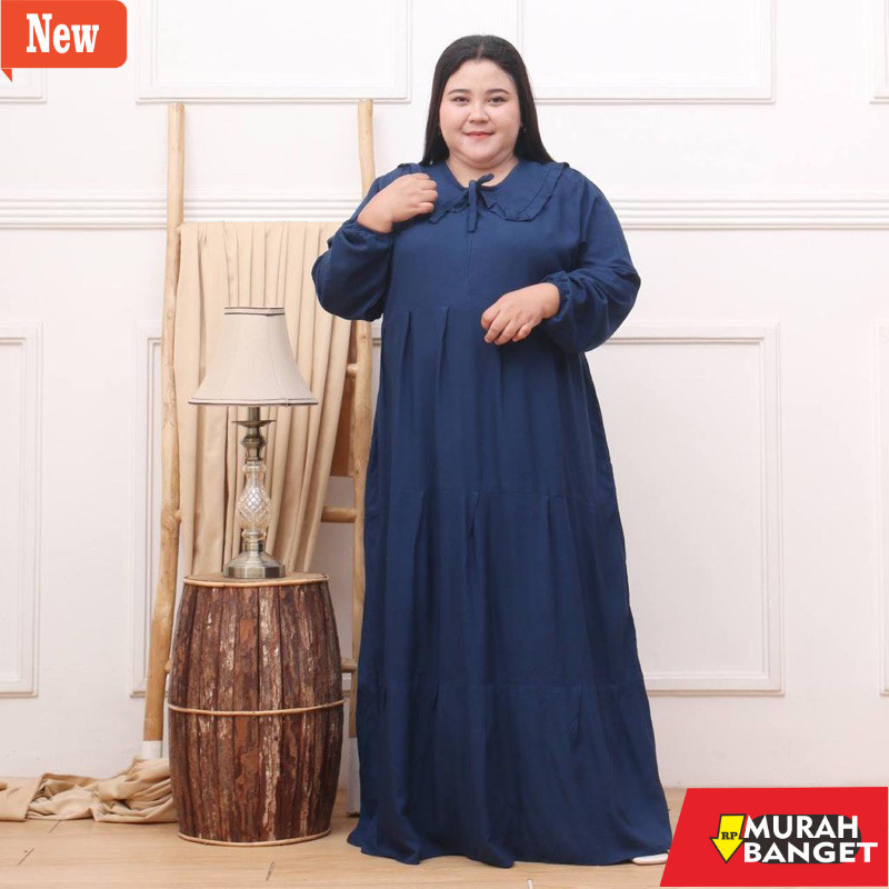Gamis untuk lebaran- MIDI DRESS JUMBO POLOS BEST SELLER GAMIS RAYON PREMIUM KEKINIAN GAMIS RAYON SUP