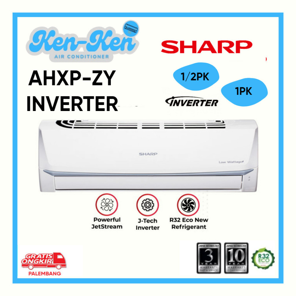 AC 1/2 PK-1PK SHARP AHX-ZY/BEY AC SHARP INVERTER SERIES