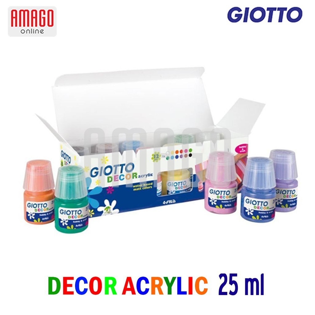 

GIOTTO Decor Acrylic Cat Akrilik Dekorasi l - Satuan 25 ml - PILIH Warna (Pilihan 1) - 538xxx