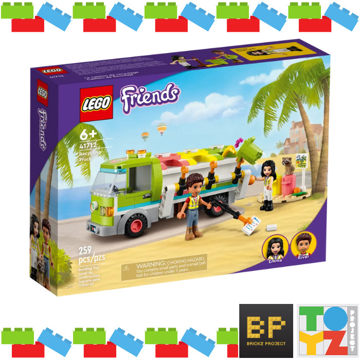 Lego 41712 Friends - Recycling Truck Original TP Bali