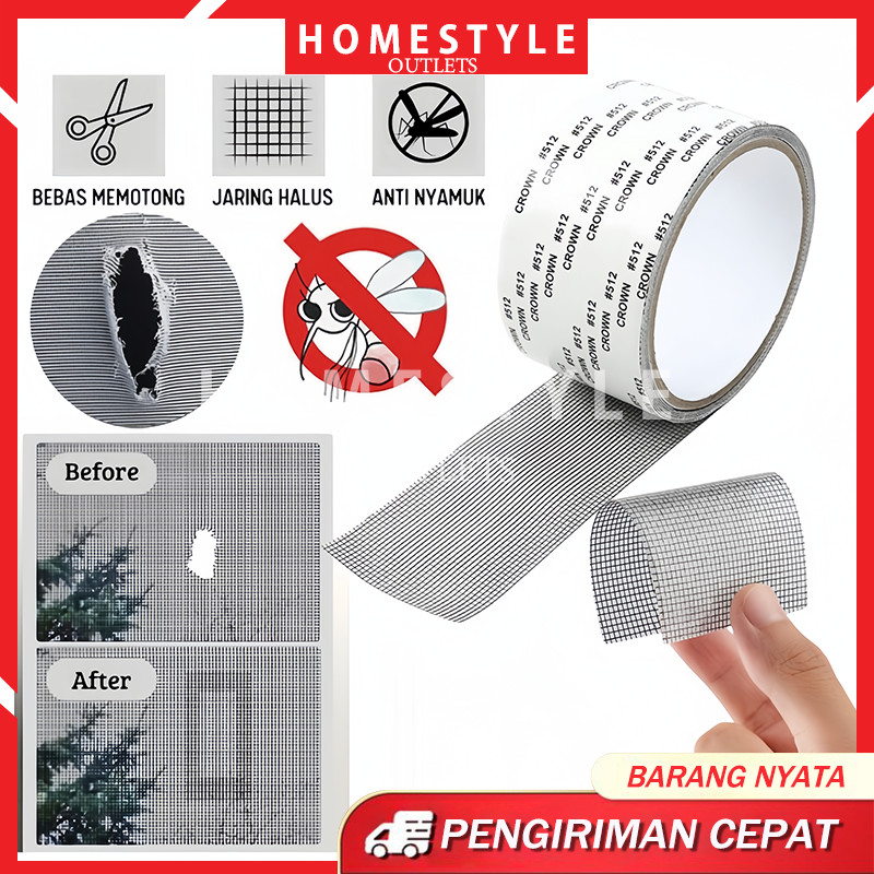 

Lakban Kawat Nyamuk 2M meter / Lakban Kawat Nyamuk Repair Penambal Kawat Jaring Berlubang / Lakban Penutup Lubang Kawat Anti Nyamuk