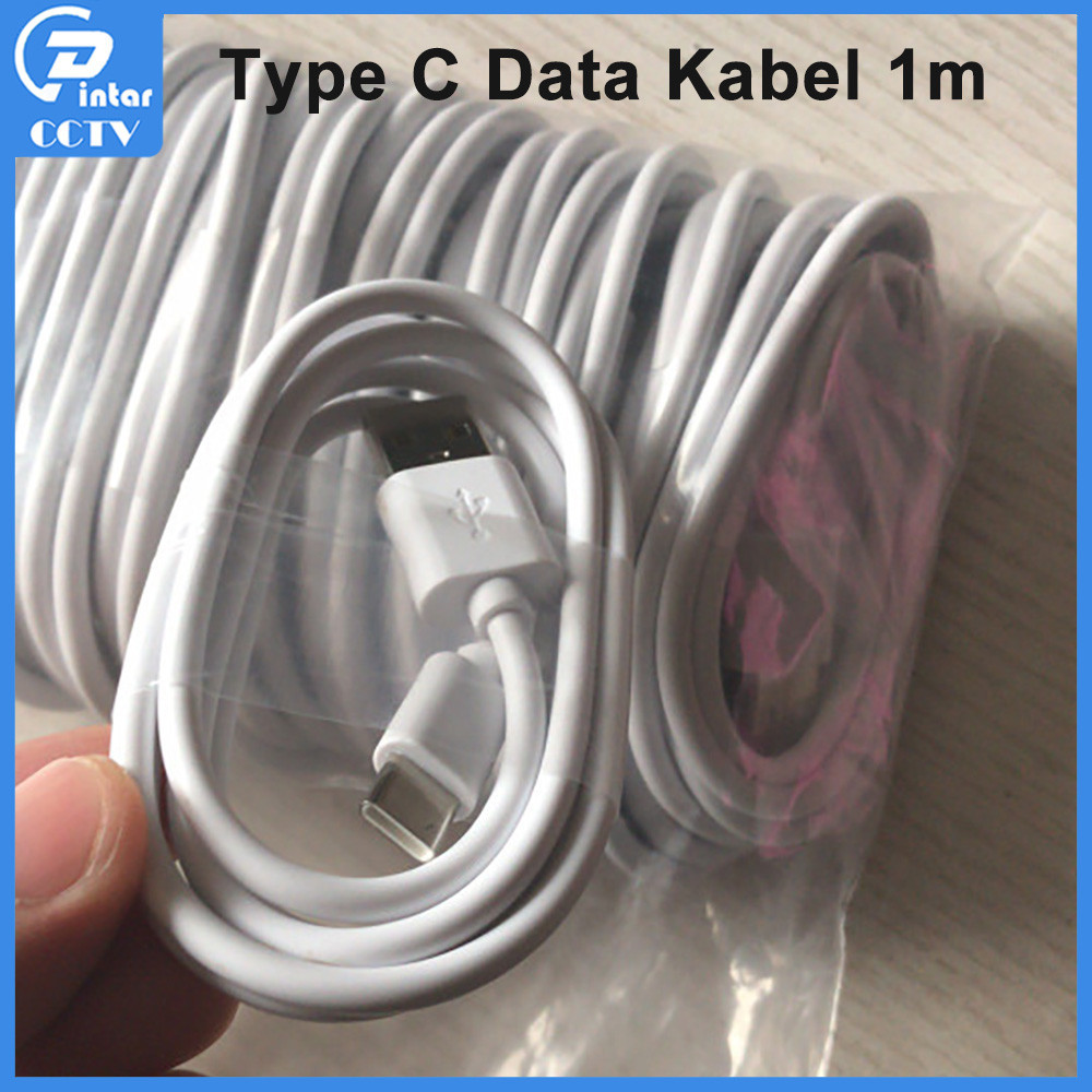 USB Type C Cable Type-C Charger Data Cord for handphone HP 1m