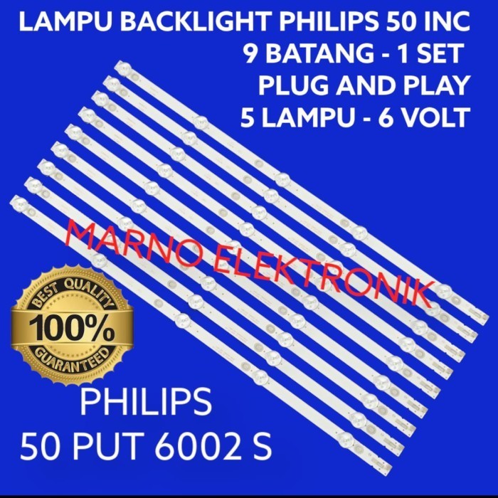 BACKLIGHT PHILIPS 50IN 50PUT6002S BL PHILIPS 50PUT6002S LED TV 50INCH -BB12