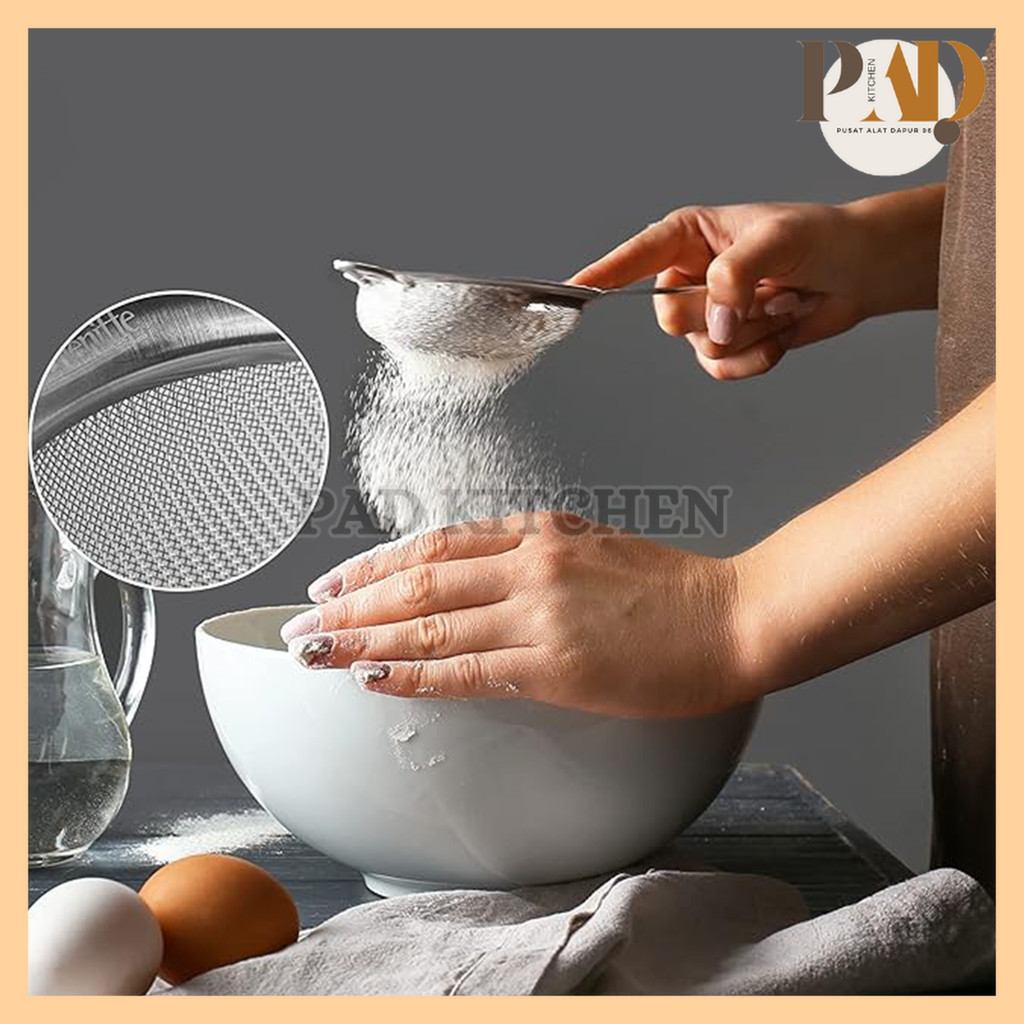 PROMO SARINGAN SERBAGUNA SARINGAN STAINLESS TEH TEPUNG SARINGAN TEPUNG KAWAT AYAK JARING HALUS