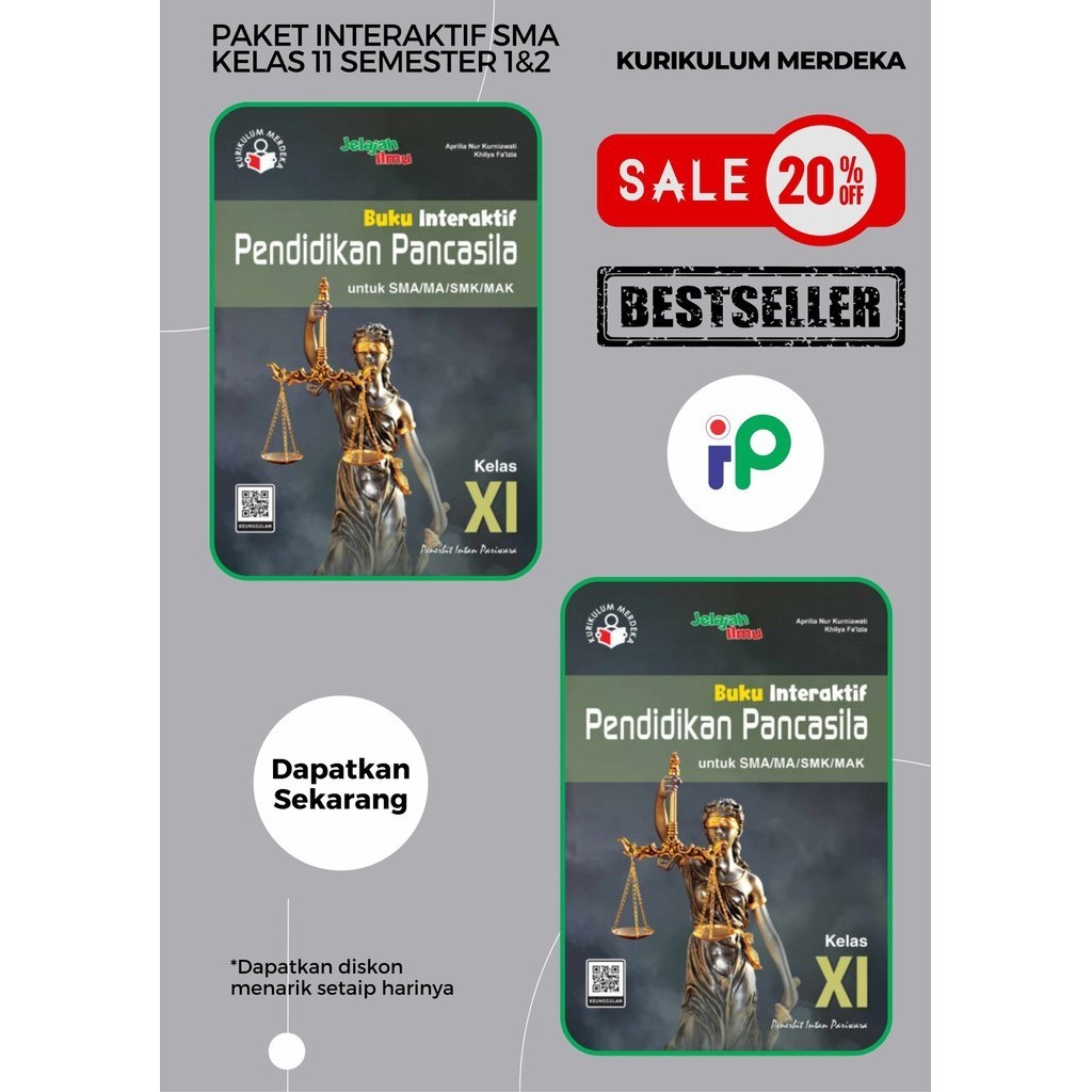 Buku Interaktif PPKN SMA Kelas XI/11 Kurikulum Merdeka Intan pariwara Tahun 2024 Terbaru