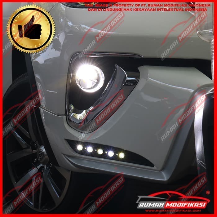 Best produk  FOG LAMP - TOYOTA INNOVA REBORN 2016-ON - LED - 3 WARNA - SUPER BRIGHT  Quality