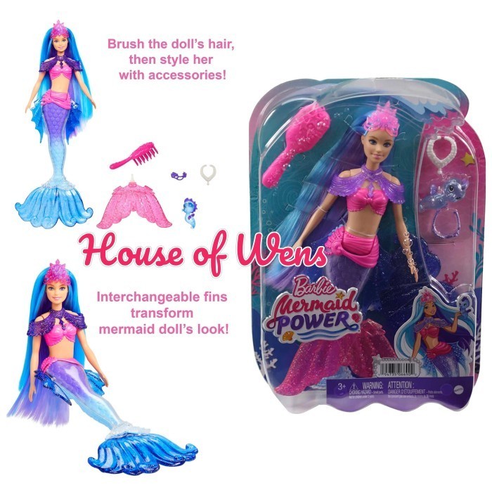 BARBIE MERMAID POWER DOLL ORIGINAL - BONEKA BARBIE
