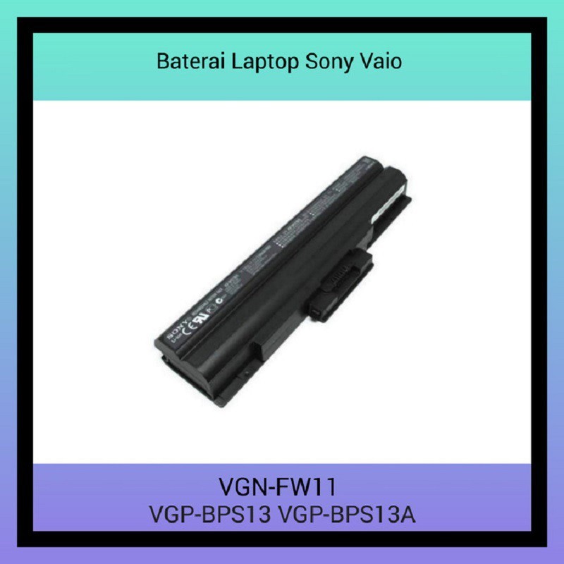 Baterai Sony Vaio VGP-BPS13A/B VGP-BPS13B VGP-BPS13A/R Series