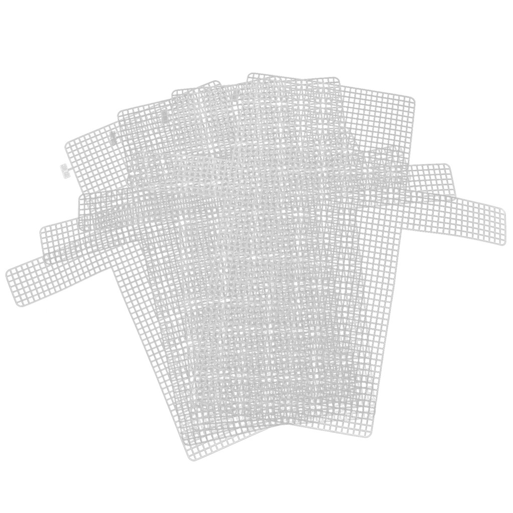 4pcs Large Plastic Canvas Clear Purses Plastic Handmade Bag Sheets Yarn Accessories Hook Bag Mesh Ba