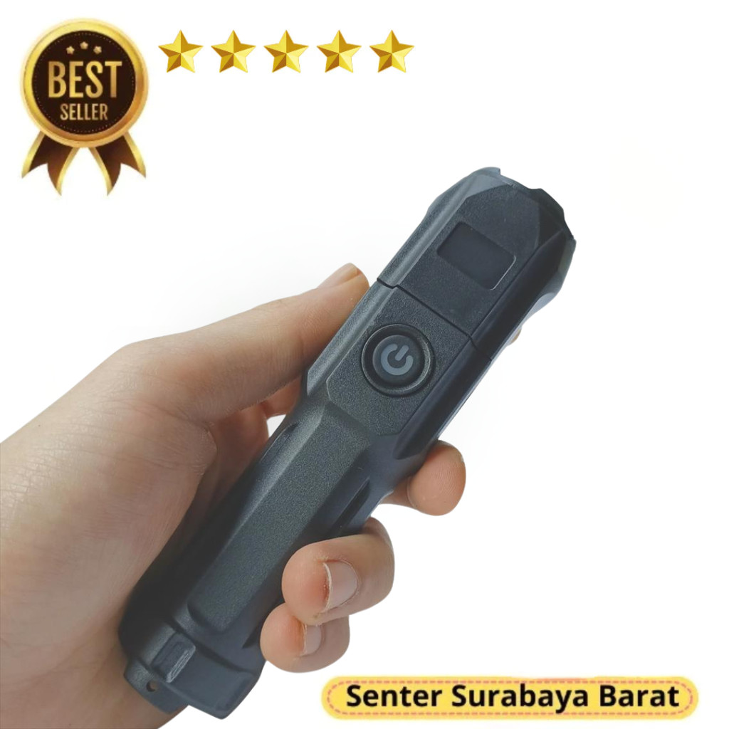 Senter Led Original Premium Outdoors 36w Senter Led Police Chargeable Senter Cas 3000 Lumen