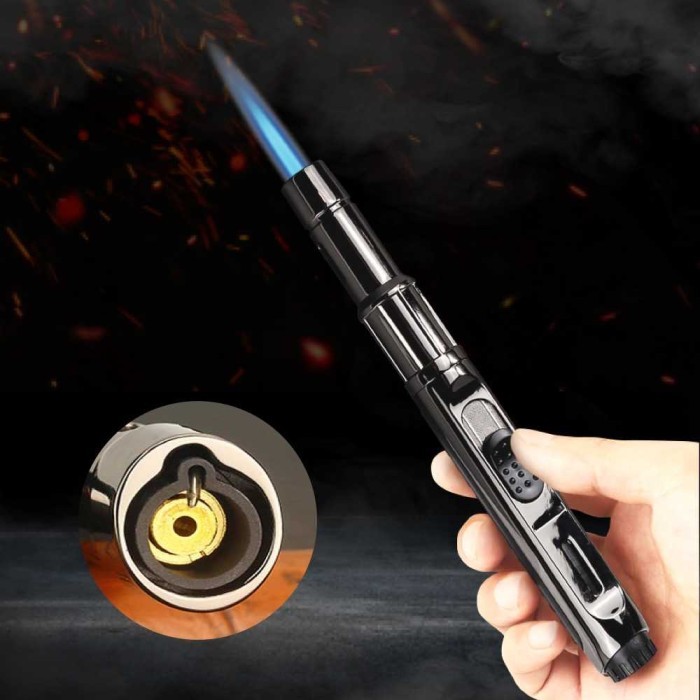 Korek Api Gas Butane Torch Jet Refill Flame Gas Lighter