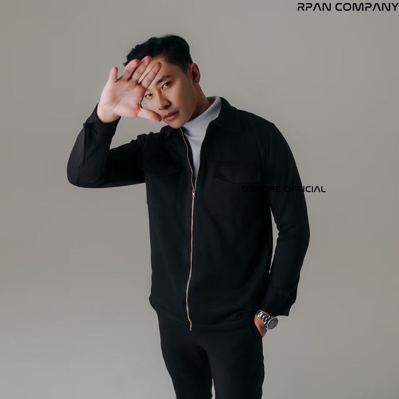 Shacket Zipper Vintage/formal Pria Wanita PREMIUM ORIGINAL Shacket Bomber Varsity Shacket jaket base