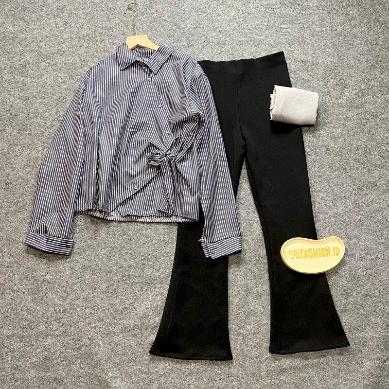 LEANA ONE SET(atasan+celana+hijab) outfit/one set kondangan