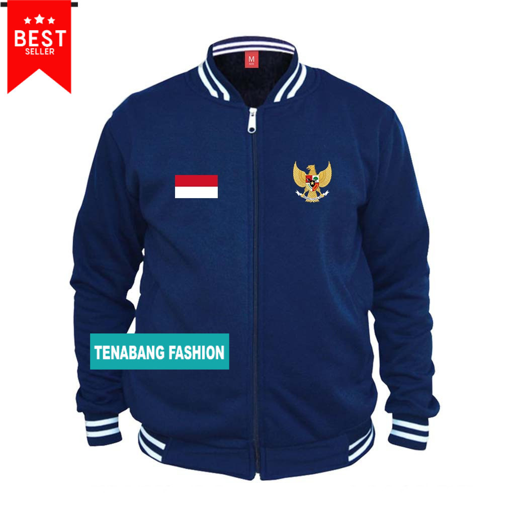 Jaket Baseball Varsty 17 Agustus/Garuda /Indonesia /Bisa Custom/Bisa Cod/Timnas