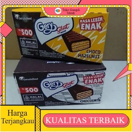 

( Per Box isi 24 ) Gery Salut Wafer Coklat