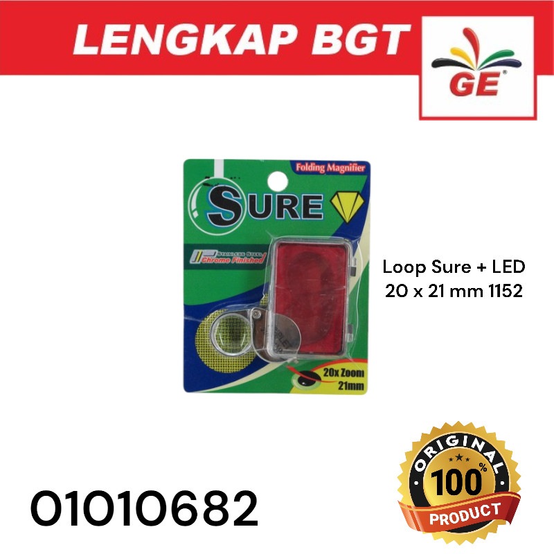 

Loop Sure 20X 21mm dengan LED 1152 - 01010682