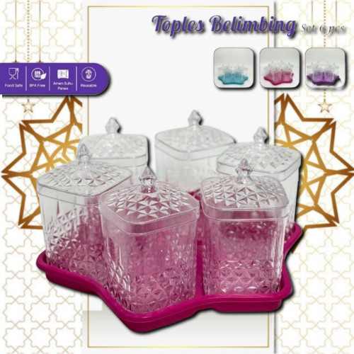 TOPLES CALISTA BELIMBING SET ISI 6 PCS TOPLES LEBARAN TOPLES TERBARU CALISTA