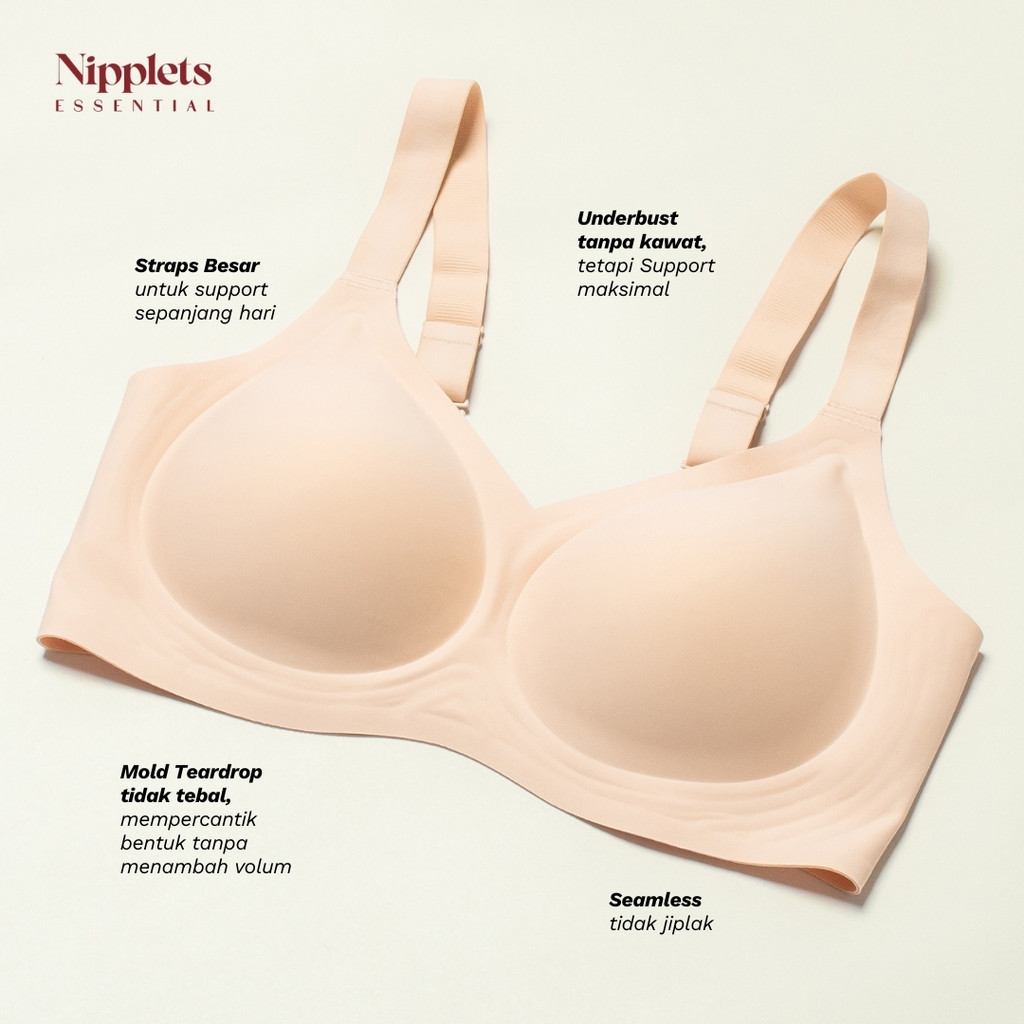 KLPB Essence Bra - Bra Tali Lebar untuk BCup Dwjl