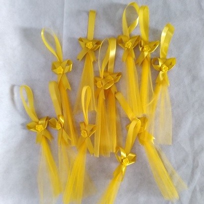 TEMPAT TELUR AQIQAH TILE KUNING GOLD/ KEMBANG TELUR AQIQAH TILE