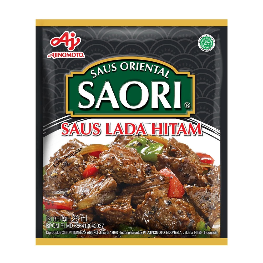 

Saori Saus Lada Hitam 26ml (2pcs) - ABH