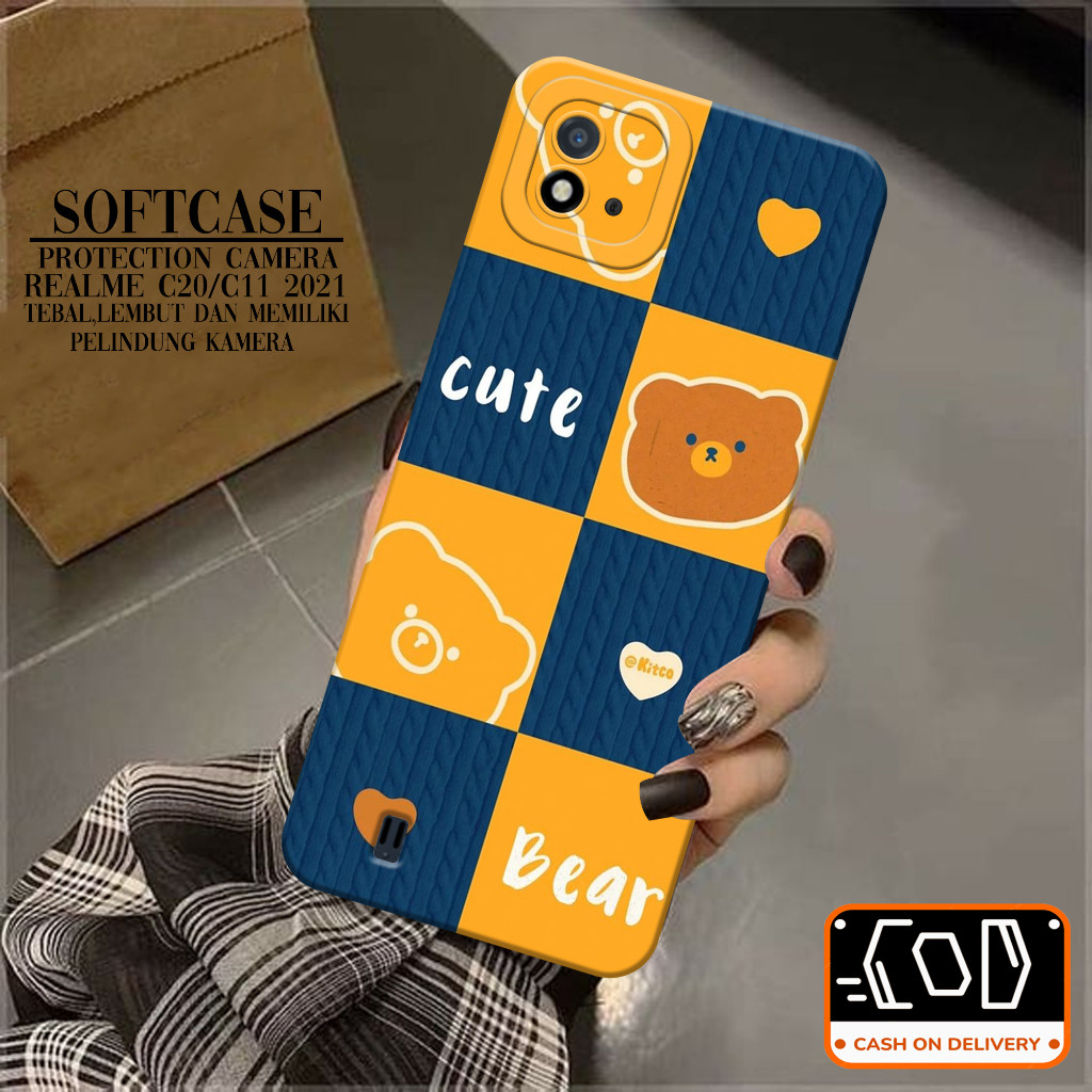 Case Hp Realme C20/C11 2021- Soft Pro Camera - Softcase Realme C20/C11 2021- Casing Realme C20/C11 2