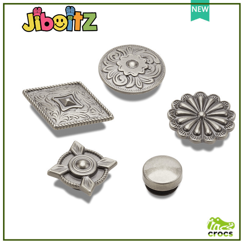 COD  100 % Produk serupa Metal Pattern crocs crocs crocs crocs crocs crocs crocs Accessories Retro S