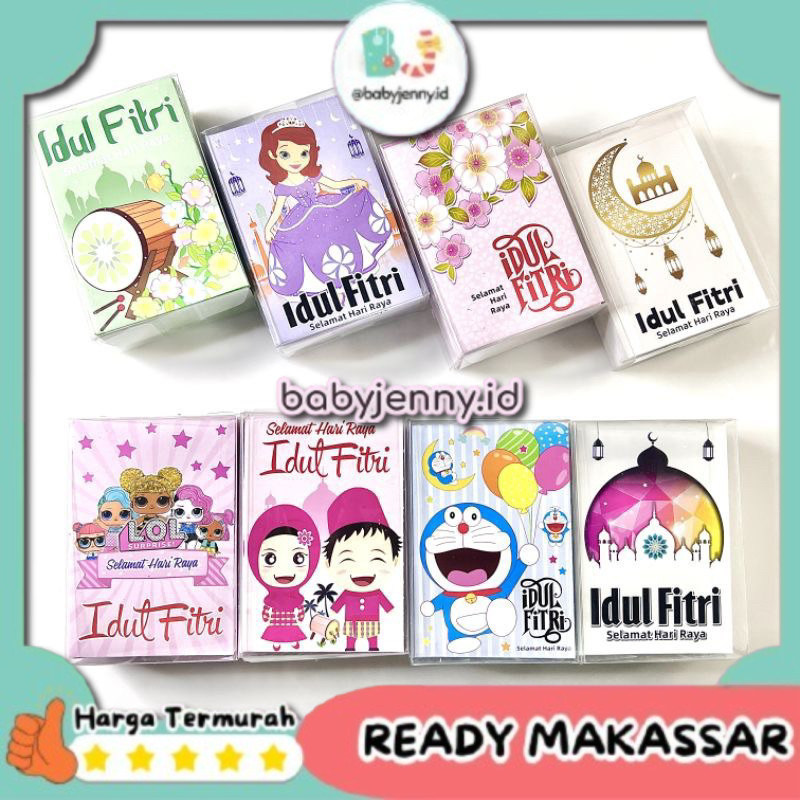 

[babyjenny.id] J414 Amplop Lebaran Idul Fitri (isi 50pcs) Labubu Amplop Karakter Angpao Lucu Kemas Mika