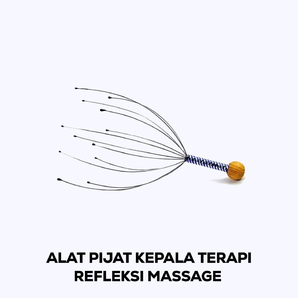 Alat Pijat Kepala Terapi Refleksi Massage Kesehatan Garuk Perlengkapan Medis Healthy Tools