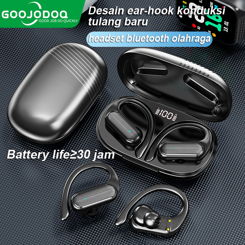 GOOJODOQ J182 True Wireless Bluetooth Earphone Sport TWS Noise Reduction Headset HiFi Stereo
