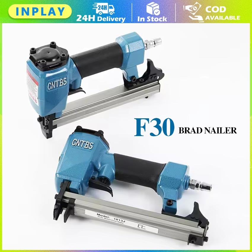 Mesin Paku Tembak Angin F30 / Pneumatic Nailer Gun / Alat Paku Tembak Angin Kompresor untuk Pekerjaa