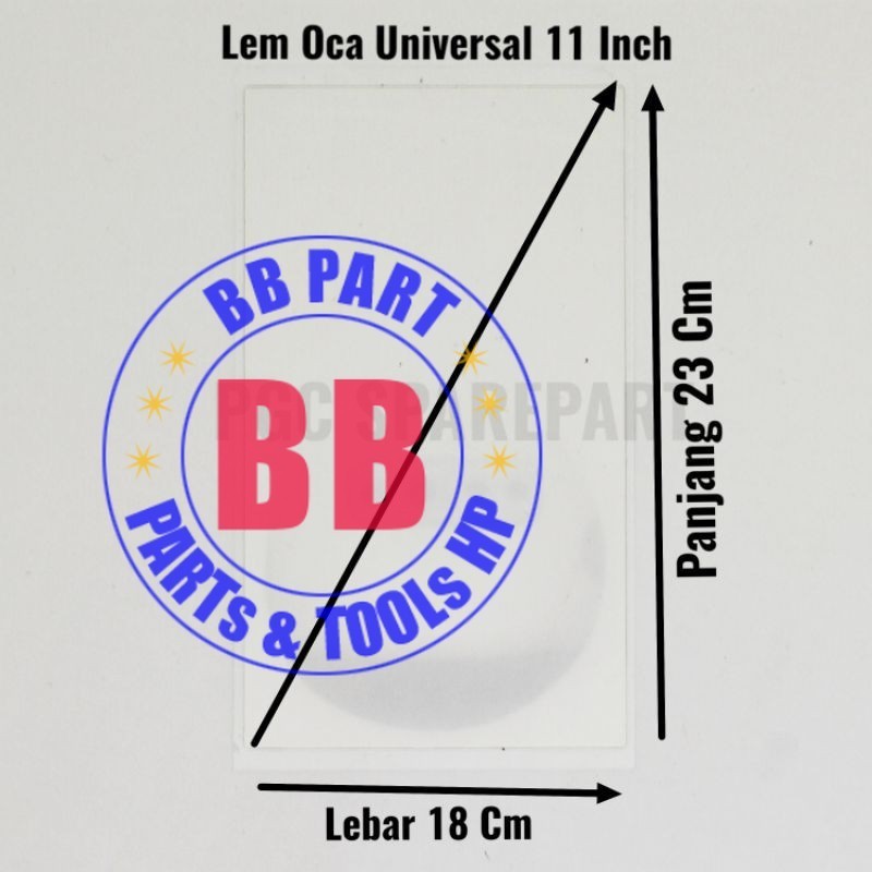 

Universal Lem OCA 11 inch - Adhesive Perekat Occa Kering Dry Glue 11inch - BBpart