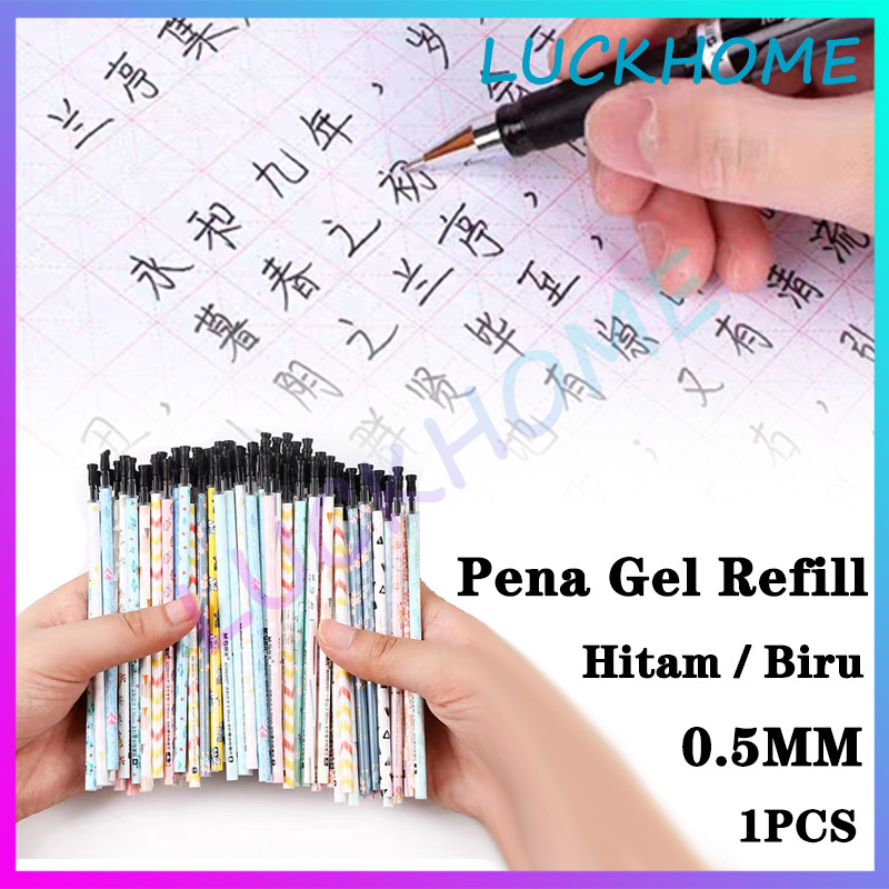 

Refill Tinta Gel 0.5MM Isi Ulang Pulpen Gel Tinta Pena Refill Tinta Pulpen Gel