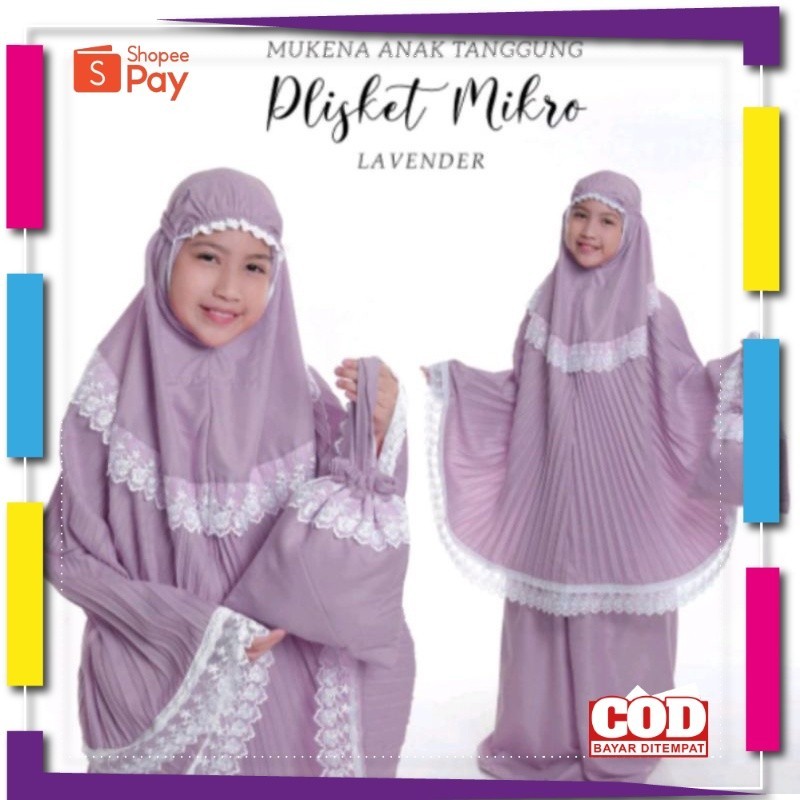 RAMADHAN SALE // mukenah plislet anak 6-12 tahun terbaru 2022 / mukena anak perempuan / mukenah anak