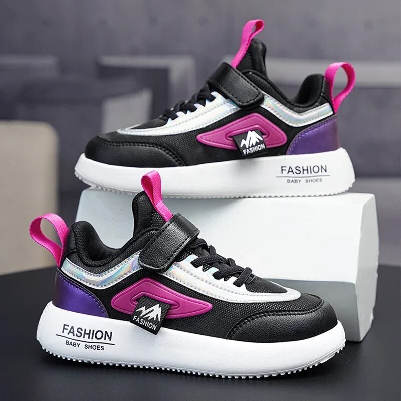 Design Children Girls Shoes Free Shipping Breathable Kids Casual Sneaker Skateboard 6 To 12 Years Sp