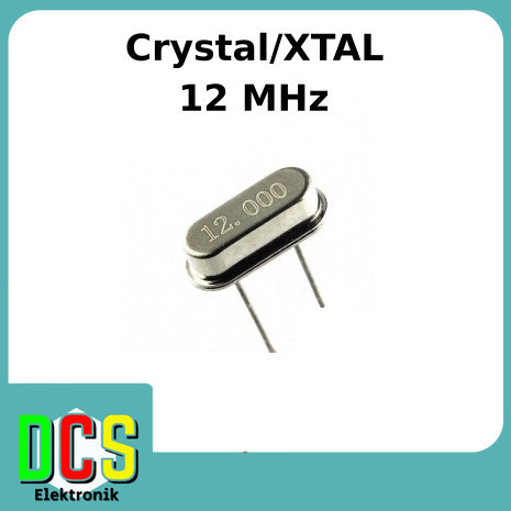 Crystal 12 MHz. XTALL 12 MHz. Kristal 12 MHz. Xtal 12 MHz
