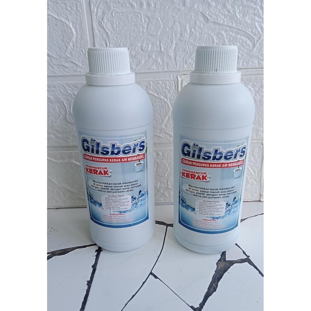 GILSBER PEMBERSIH KERAK KAMAR MANDI / TOILET / KARAT BESI/MESIN MOTOR/ALAT DAPUR/PALING AMPUH 500 ML